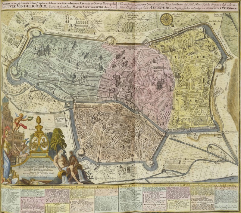 Augsburg, 1742. Creator: Seutter, Matthaeus (1678-1757).