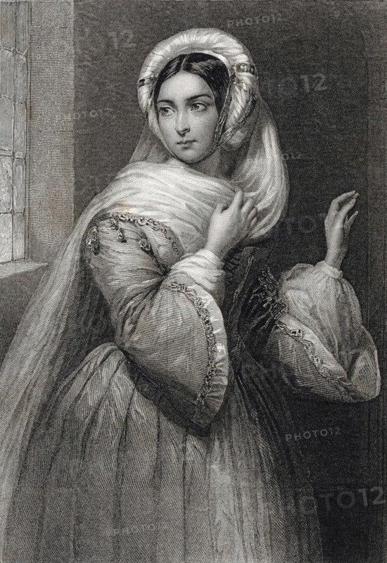 Cornélie Falcon as Rachel in the Opera La Juive by Fromental Halévy, 1840. Creator: Charpentier, Auguste (1815-1880).