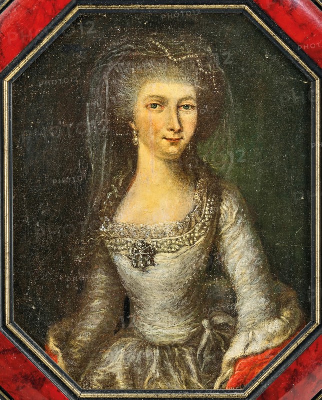 Duchess Elisabeth Christine of Brunswick-Wolfenbüttel-Bevern (1715-1797), Queen of Prussia, c.1740. Creator: Anonymous.