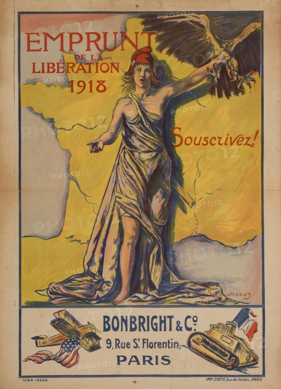 Emprunt de la Libération 1918, 1918. Creator: Chavannaz, Bernard (active 1910s).