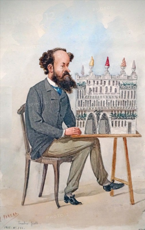 Eusebi Güell, c.1889. Creator: Parera, Josep (1830-1902).