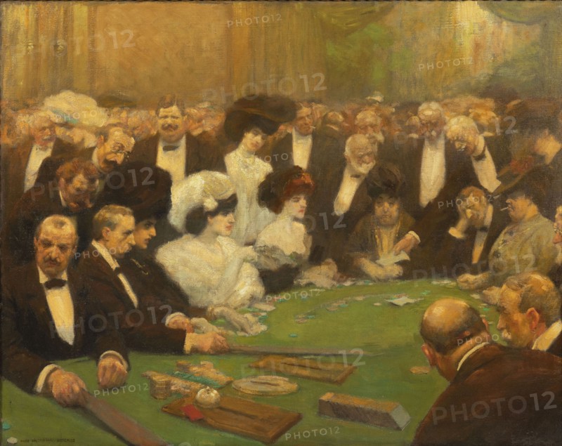 In the casino, c.1907. Creator: Boettinger, Hugo (1880-1934).