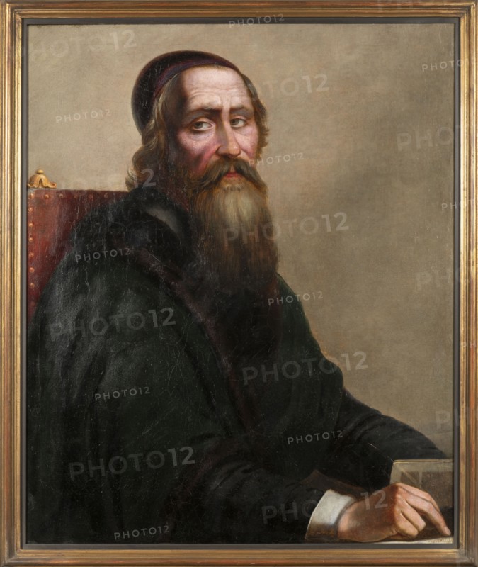 Jan Amos Comenius (1592-1670), 1850s. Creator: Hellich, Josef Vojtech (1807-1880).