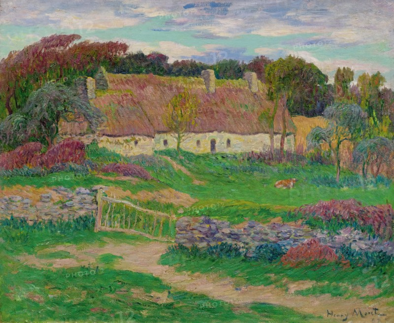La Ferme du Pouldu, c.1895. Creator: Moret, Henry (1856-1913).