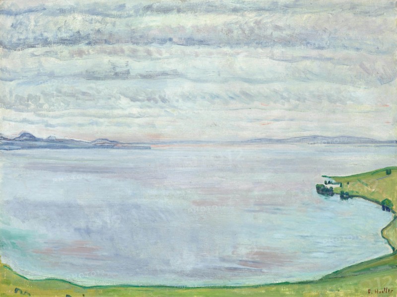 Lake Geneva, seen from Chexbres, c.1911. Creator: Hodler, Ferdinand (1853-1918).