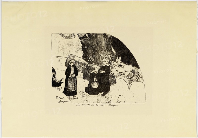 Les drames de la mer, 1889. Creator: Gauguin, Paul Eugéne Henri (1848-1903).