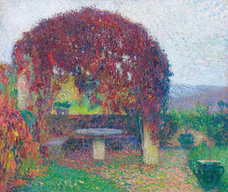 Pergola Nord-Ouest de Marquayrol en fin d'automne, ca 1910-1920. Creator: Martin, Henri (1860-1943).