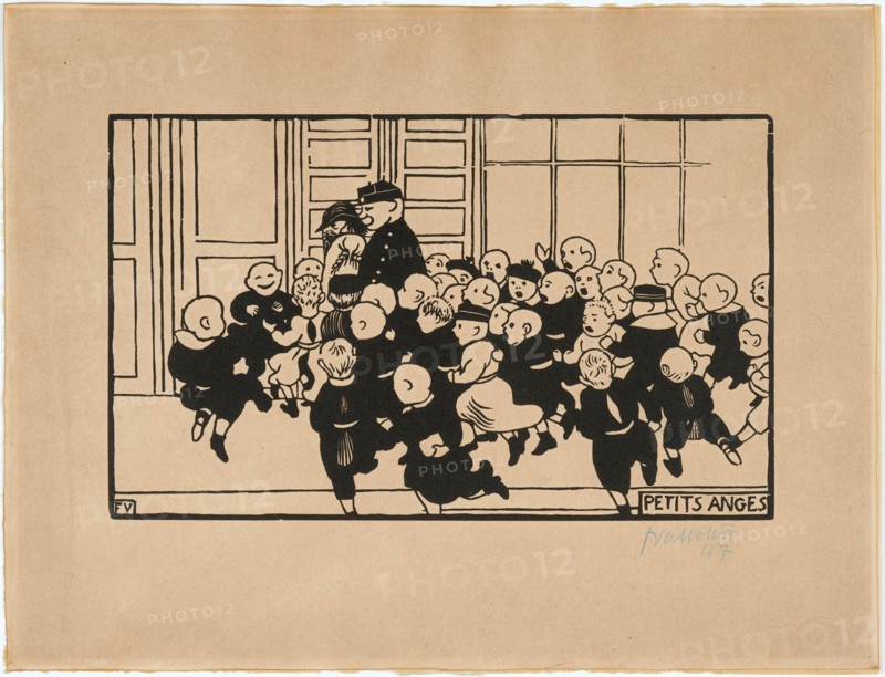 Petits Anges, 1894. Creator: Vallotton, Felix Edouard (1865-1925).