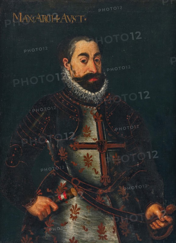 Portrait of Maximilian III, Archduke of Austria (1558-1618), known as "the German Master". Creator: Pourbus, Frans (II), (School)  .