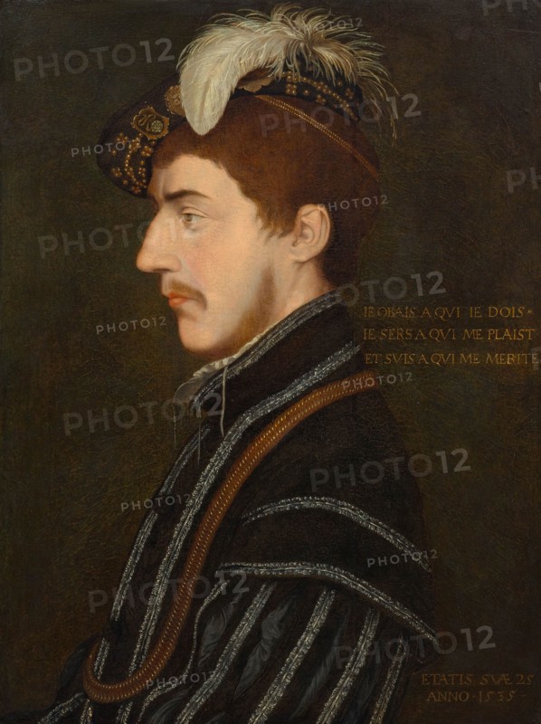 Portrait of Sir Nicholas Poyntz (1510-1556) at the age of 25, 1535. Creator: Holbein, Hans, the Younger (After)  .