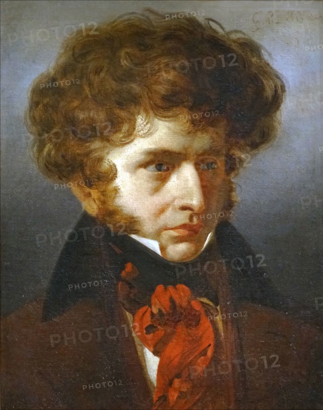 Portrait of the composer Hector Berlioz (1803-1869), 1830. Creator: Dupré, François-Xavier (1803-1870).