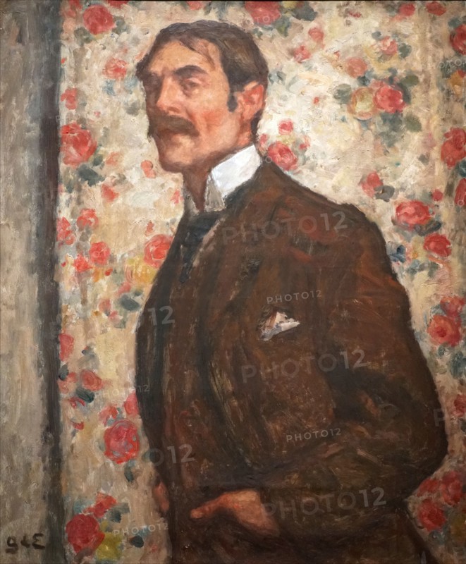 Portrait of the poet Paul Valéry (1871-1945), c.1910. Creator: Espagnat, Georges, de (1870-1950).