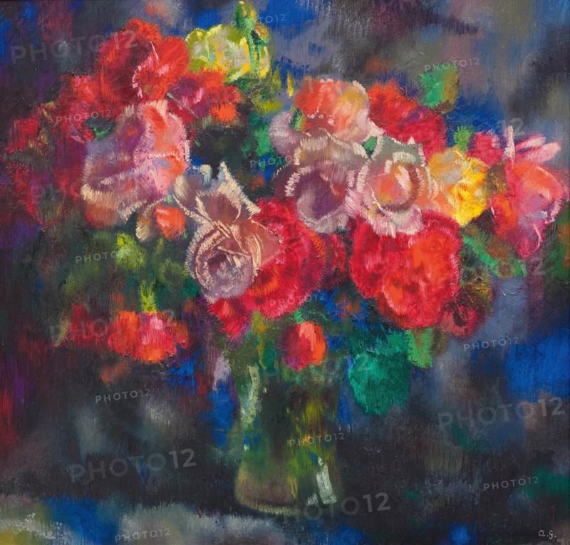 Roses, 1933. Creator: Giacometti, Augusto (1877-1947).