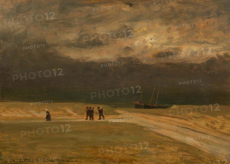 Soir orageux (Stormy evening), 1904. Creator: Cottet, Charles (1863-1925).