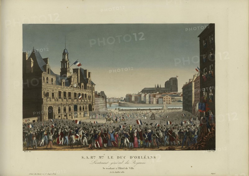 Son Altesse Royale Monseigneur le duc d'Orléans, lieutenant général du royaume..., 1830-1831. Creator: Courvoisier-Voisin, Henri (1757-1830).