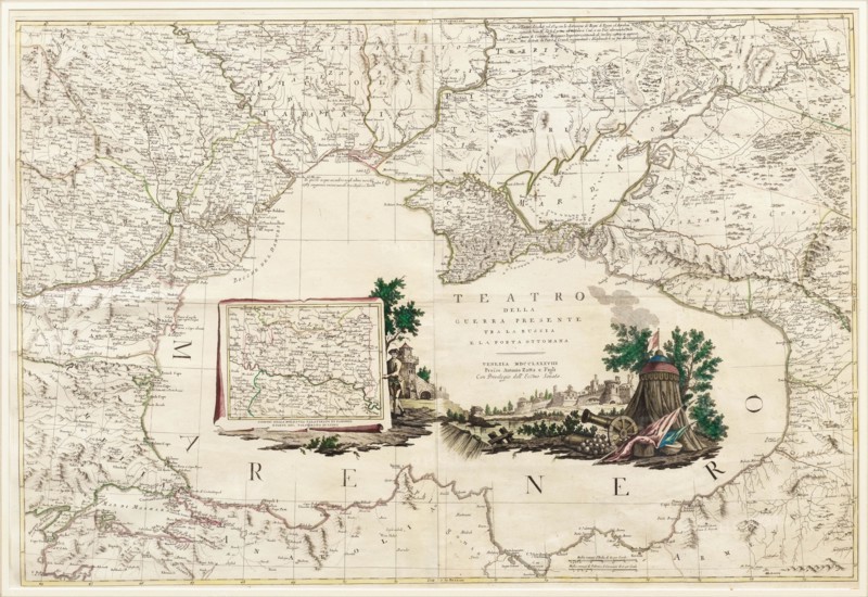 Teatro della Guerra presente tra la Russia e la Porta Ottomana, 1788. Creator: Zatta, Antonio (active 1757-1797).