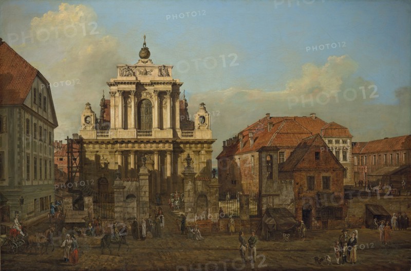 The Carmelite Church in Warsaw, 1780. Creator: Bellotto, Bernardo (1720-1780).
