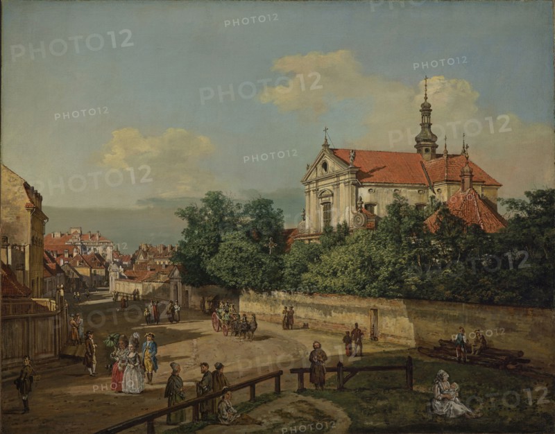 The Church of the Reformed Franciscans, 1779. Creator: Bellotto, Bernardo (1720-1780).