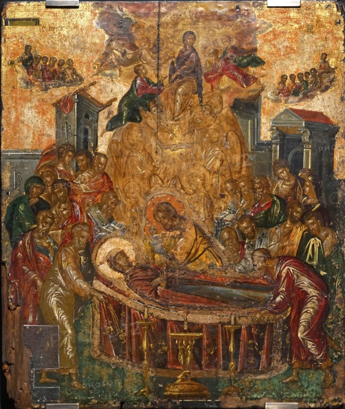 The Dormition of the Virgin, before 1567. Creator: El Greco, Dominico (1541-1614).