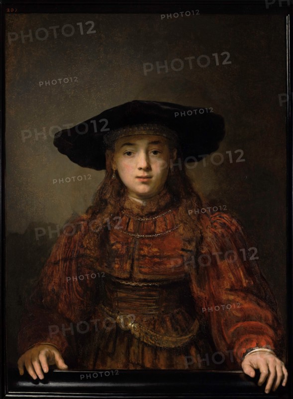 The Girl in a Picture Frame (The Jewish Bride), 1641. Creator: Rembrandt van Rhijn (1606-1669).