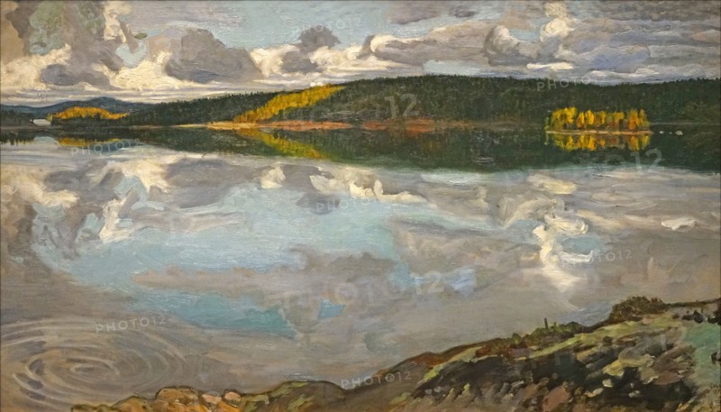 The Lake Ruovesi, 1896. Creator: Gallen-Kallela, Akseli (1865-1931).