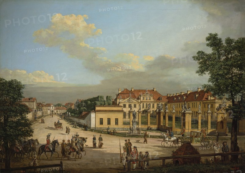 The Mniszech Palace in Warsaw, 1779. Creator: Bellotto, Bernardo (1720-1780).