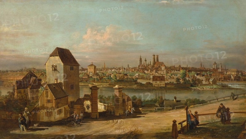 View of Munich from the east, ca 1762-1767. Creator: Bellotto, Bernardo (1720-1780).