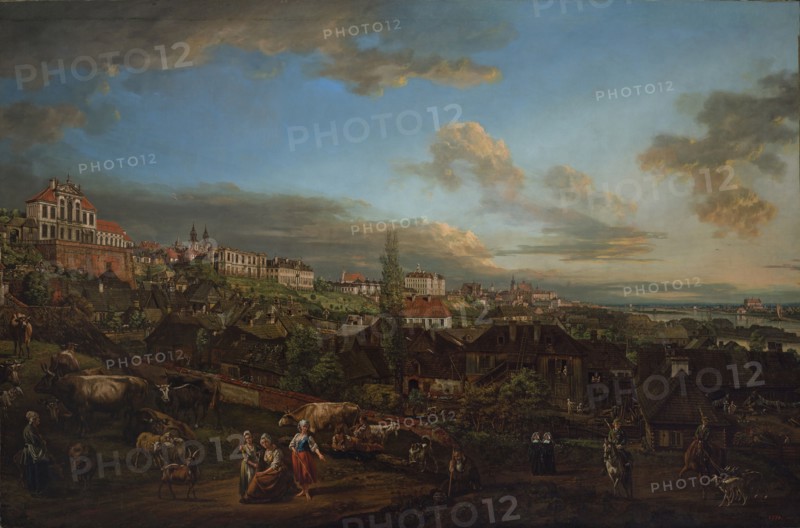View of Warsaw with the Ordynacki Palace, 1772. Creator: Bellotto, Bernardo (1720-1780).