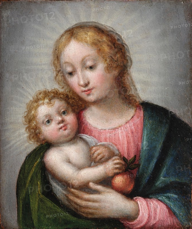 Virgin and Child. Creator: Caccia, Orsola Maddalena (1596-1676).