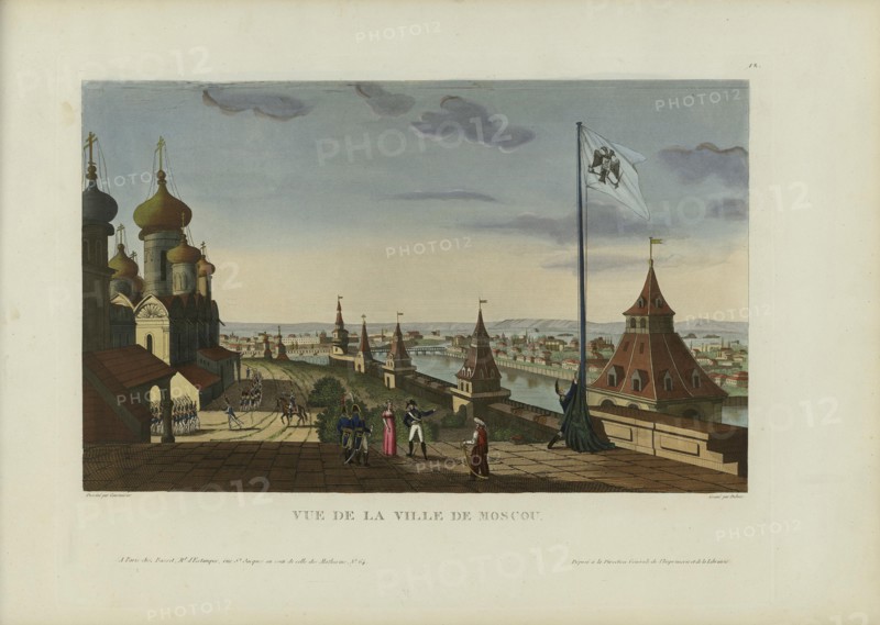 Vue de la ville de Moscou, 1817-1824. Creator: Courvoisier-Voisin, Henri (1757-1830).