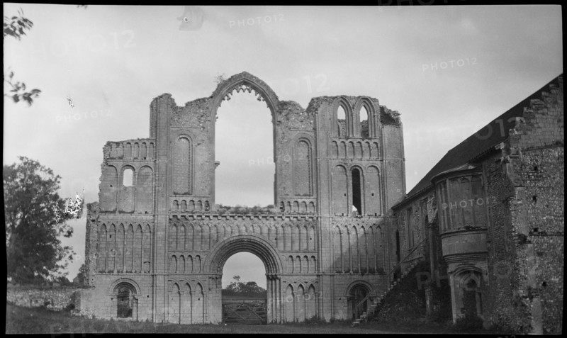 Priory of St Mary, St Peter, And St Paul, Castle Acre, King's Lynn And West Norfolk, 1940-1949. Creator: Ethel Booty.