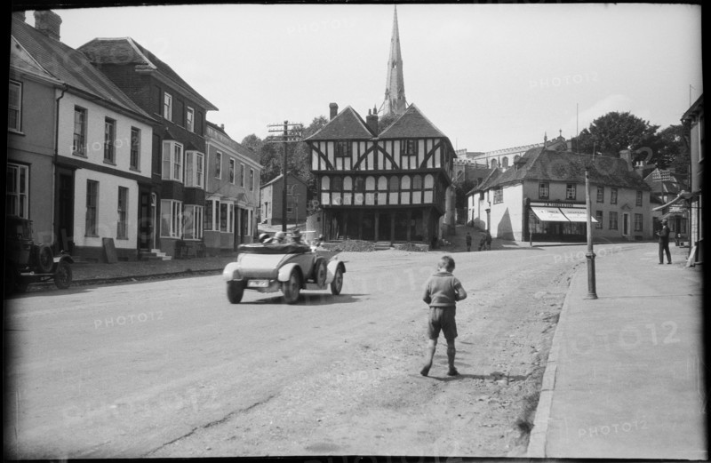 Town Street, Thaxted, Uttlesford, Essex, c1920. Creator: Marjory L Wight.