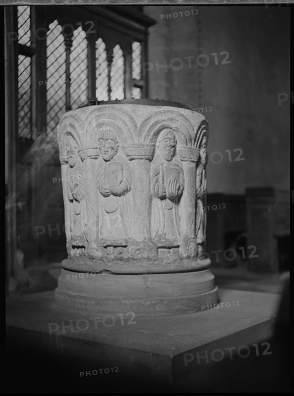 St George's Church, Orleton, Herefordshire, 1938. Creator: Marjory L Wight.