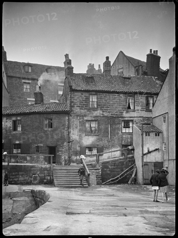 Tate Hill, Whitby, Scarborough, North Yorkshire, 1925-1935. Creator: Marjory L Wight.