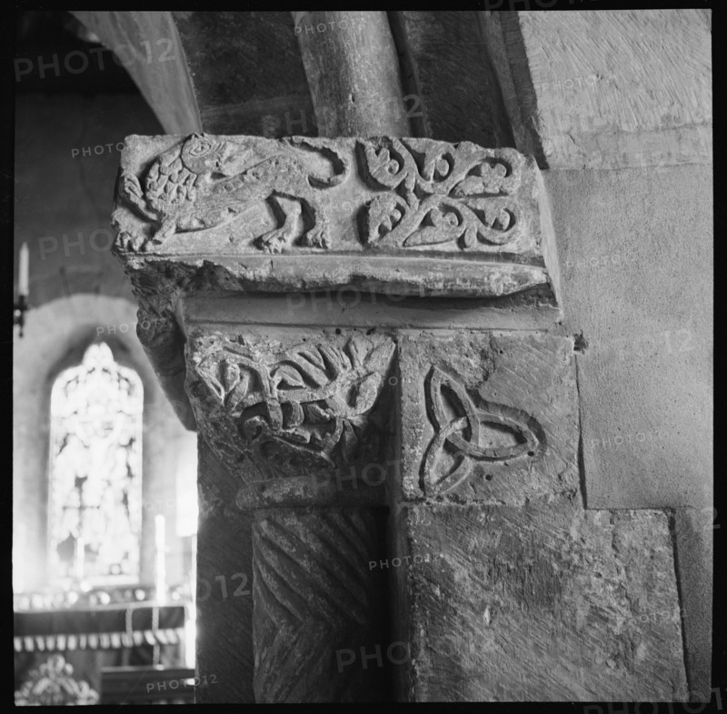 St Nicholas Church, Earls Croome, Malvern Hills, Worcestershire, c1938. Creator: Marjory L Wight.