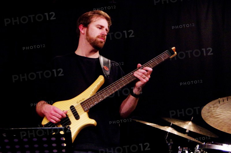 George Baldwin, Ray Russell Quintet, Verdict Jazz Club, Brighton, East Sussex, 18 Mar 2023. Creator: Brian O'Connor.