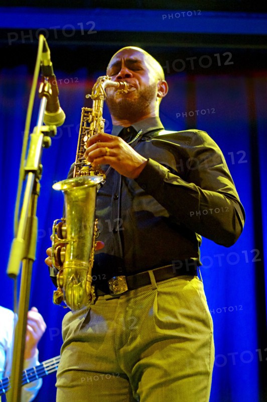 Jamie Leeming Quintet, Ropetackle Arts Centre, Shoreham by Sea, West Sussex, Feb 2023. Creator: Brian O'Connor.
