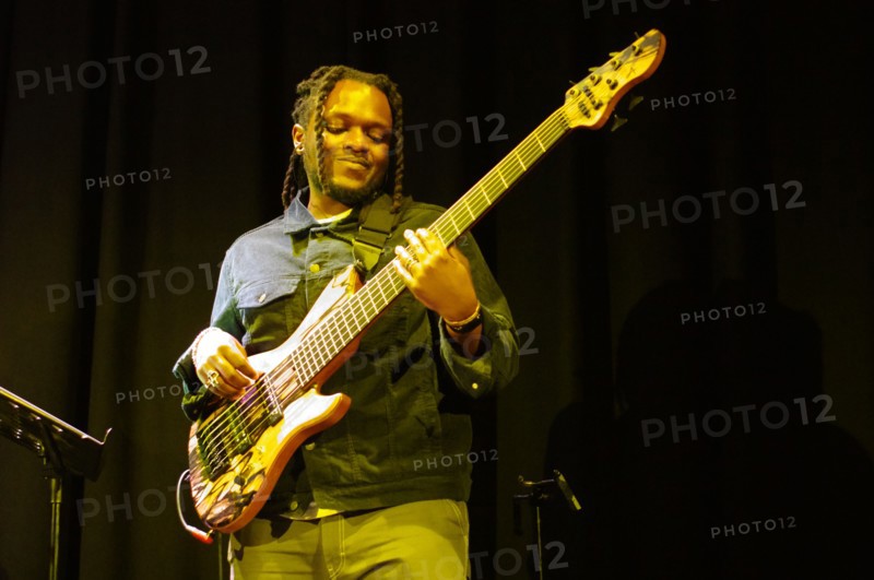 Romarna Campbell Trio, New Generation Jazz Festival Roadshow, Shoreham by Sea, W Sussex, Feb 2023. Creator: Brian O'Connor.