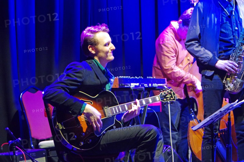 Fraser Smith Quartet, New Generation Jazz Festival Roadshow, Shoreham by Sea, Feb 2023. Creator: Brian O'Connor.