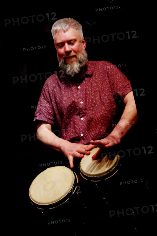 Eric Young, Aaron Liddard Quintet, Verdict Jazz Club, Brighton, East Sussex, 25 Mar 2023. Creator: Brian O'Connor.