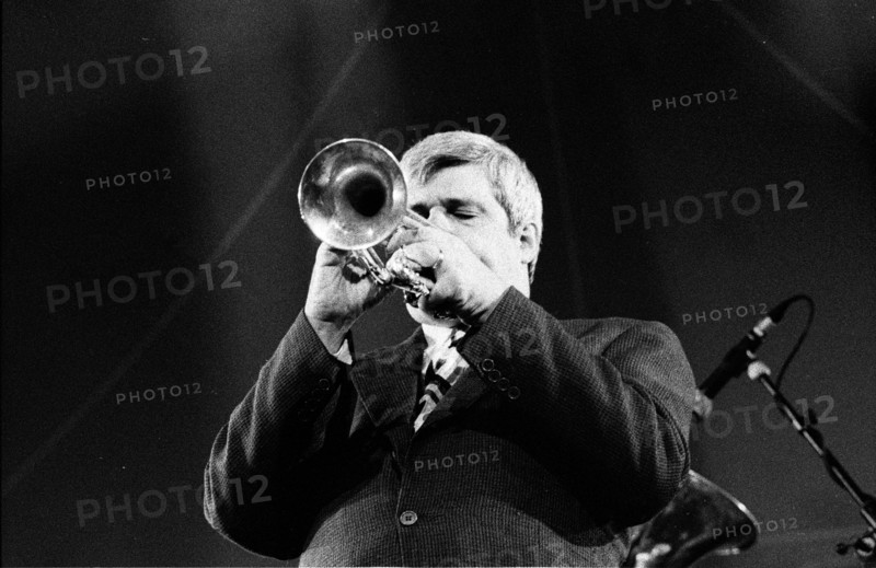 Randy Sandke, Louis Armstrong Centennial Band, Brecon Jazz Festival, Brecon, Powys, Wales, Aug 2001. Creator: Brian O'Connor.