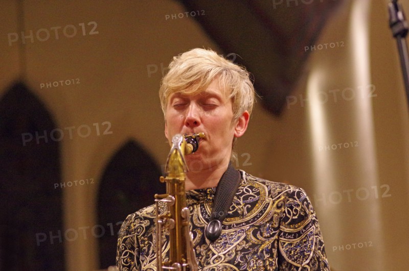 Josephine Davies Mark Bassey Sextet, St Andrews Church, Hove, East Sussex, 14 Oct 2022. Creator: Brian O'Connor.
