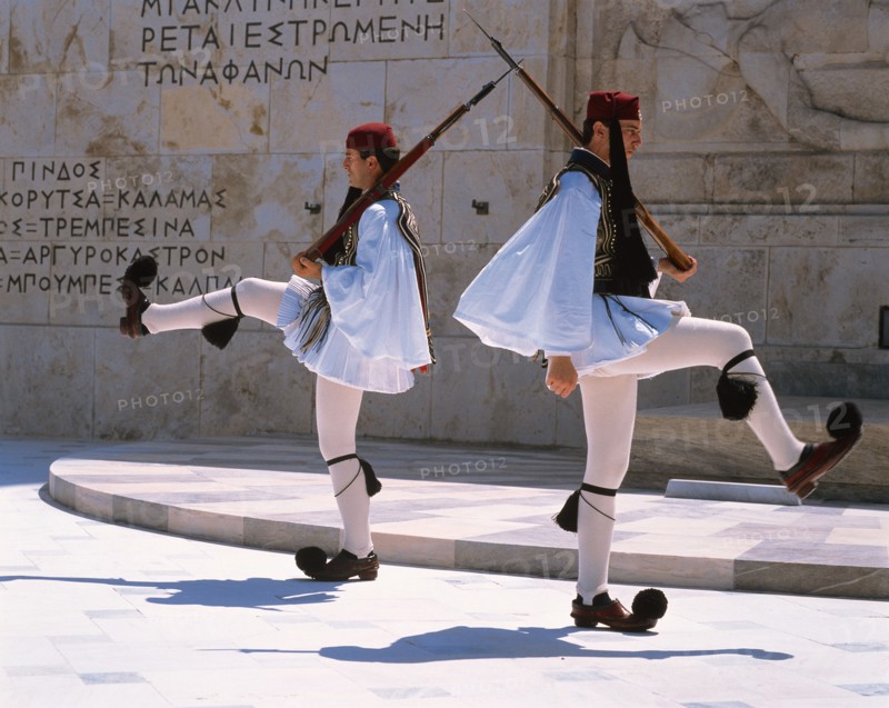 Parliament and Changing of the Guard, Athens, Greece, 2012. Creator: Ethel Davies.