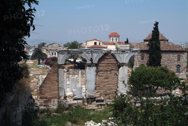 Temple of the 4 Winds, Athens, Greece, 2003. Creator: Ethel Davies.