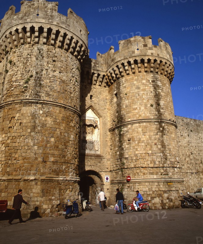 City Gates, Rhodes, Greece, 2019. Creator: Ethel Davies.