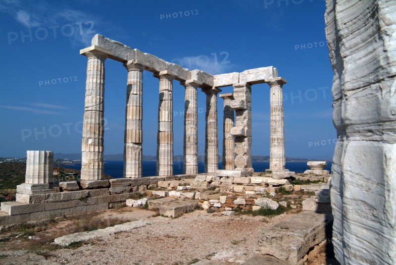 Sounion, Greece, 2003. Creator: Ethel Davies.