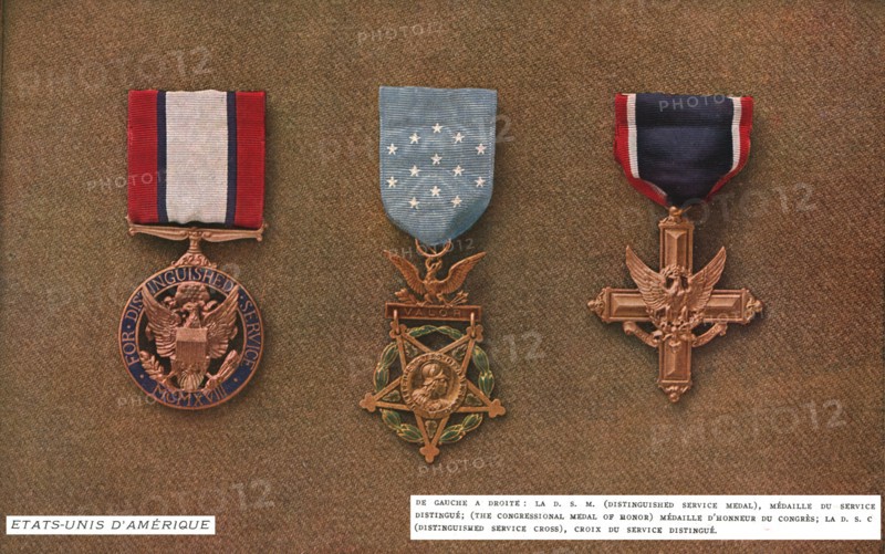 'Decorations de Guerre; Etats - Unis D'Amerique', 1917. Creator: Unknown.