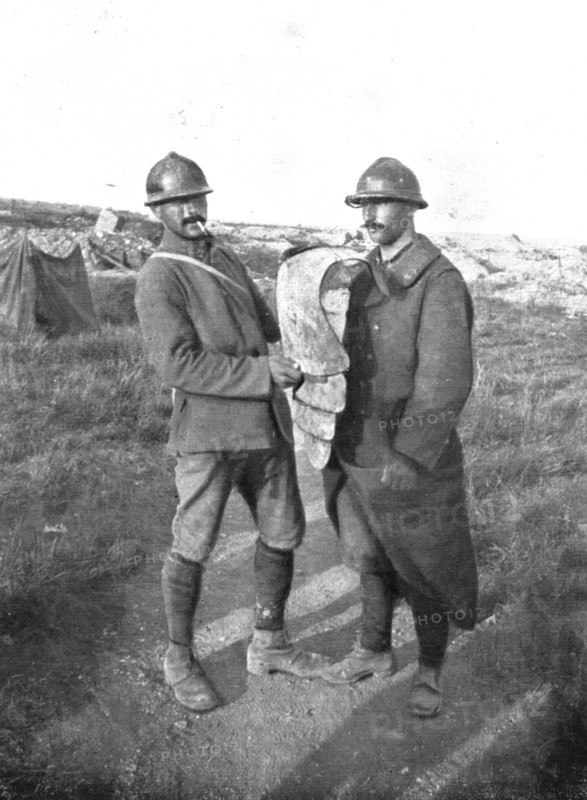 At Le Mort Homme; A Stormtrooper's cuirass, 1917. Creator: Unknown.