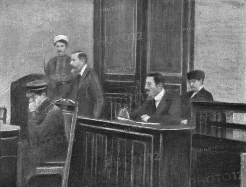 In Soviet Russia; In the dock, Countess Panina, Minister of Public Instruction..., 1917. Creator: Unknown.