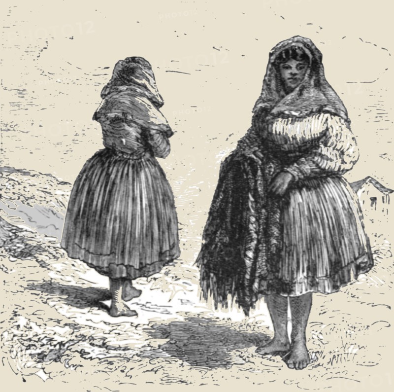 'The workmens wives; About the Chincha Islands', 1875. Creator: Unknown.